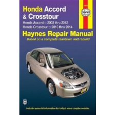  Honda Accord & Crosstour (03-14) – Anon idegen nyelvű könyv