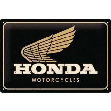 Honda Motorcycles – Logo Gold – Fémtábla dekoráció