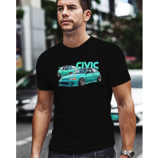  Hondás ajándékok - Honda-Civic autós póló női póló