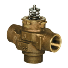 HONEYWELL (új) VCZMP6100/U kétutú keverő/váltószelep, 1˝ BB, kvs=6,4 hűtés, fűtés szerelvény
