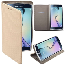 Honor 5X telefon tok, könyvtok, oldalra nyíló tok, mágnesesen záródó, arany tok és táska