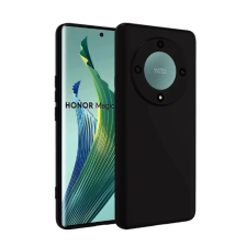  Honor Magic5 Lite 5G Telefontok - fekete szilikon tok tok és táska