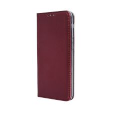 Honor Telefontok Honor X7b - Smart Magnetic burgundy szilikon keretes mágneses könyvtok tok és táska