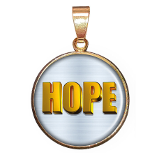 HOPE (Remény) – medál lánccal vagy kulcstartóval nyaklánc