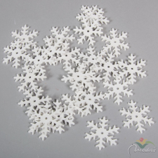  Hópihe fa fűzhető fehér 5,5cm 25db-os dekorációs kellék