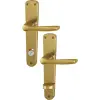 Hoppe MILANO hosszúpajzsos kilincsgarnitúra WC 90, 30-49 mm, bronz eloxált
