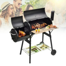 Hoppline 2in1 faszenes BBQ grill és smoker grillsütő