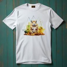  Hörcsög póló (Férfi)(Áttetsző)