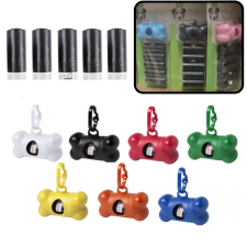  Hordozható kutyazacsi adagoló csont készlet,5db-piros kutyafelszerelés