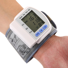  Hordozható vérnyomásmérő – szisztolés, diasztolés és pulzusmérő / csuklóra rögzíthető vérnyomásmérő
