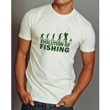  Horgász evolució póló- Ajándék horgászoknak női póló