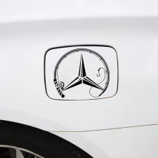  Horgász matrica - Mercis emblémával információs címke