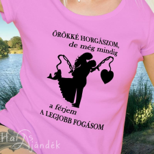  Horgász női póló - A legjobb fogásom a férjem női póló