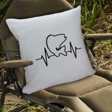  Horgász párna - Halas EKG lakástextília