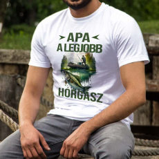  Horgász póló apának - Apa a legjobb horgász