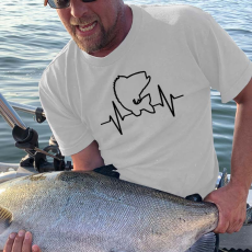  Horgász póló - Halas EKG