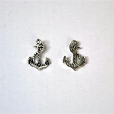  Horgony charm, mérete: 13x20 mm dekorációs kellék