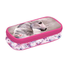 Horse Romantic lovas szögletes tolltartó gumipánttal - OXY BAG tolltartó