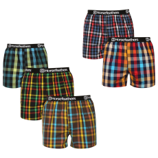 HORSEFEATHERS 5PACK férfi rövidnadrágHorsefeathers Agyagcsomag 2 (AM284B) L