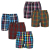 HORSEFEATHERS 5PACK férfi rövidnadrágHorsefeathers Sonny csomag 3 (AM286C) L