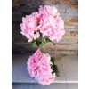  Hortenzia 5 ágú selyemvirág csokor 46 cm Rózsaszín