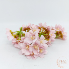  Hortenzia virágfej - 7 cm - pasztell lila dekorációs kellék