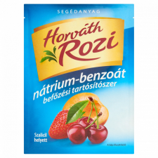 Horváth Rozi nátrium-benzoát befőzési tartósítószer 15 g alapvető élelmiszer