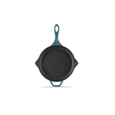 Hósse zománcozott öntöttvas kerek sütőserpenyő 28cm, kék (HOS-KIEG-003) edény