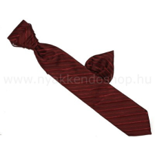  Hosszított francia nyakkendő - Bordó csíkos nyakkendő