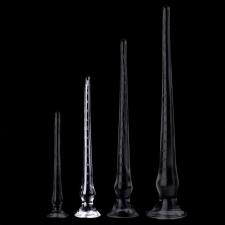  Hosszú átlátszó KOXOR M 35 x 4.2cm hosszú vibrátor műpénisz, dildó