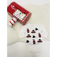  Hosszú ujjú baba body karácsonyi mintával kombidressz, body