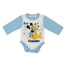 Hosszú ujjú baba body Mickey egér és Pluto mintával kombidressz, body