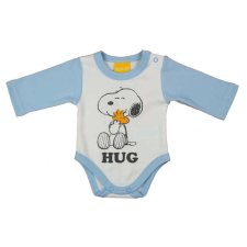 Hosszú ujjú baba body Snoopy mintával (68) - fehér/v.kék kombidressz, body