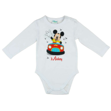 Hosszú ujjú Body - Mickey Mouse #fehér - 56-os méret kombidressz, body