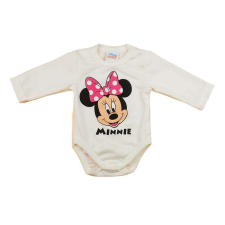 Hosszú ujjú bolyhos baba body Minnie egér mintával - 62-es méret kombidressz, body