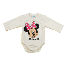 Hosszú ujjú bolyhos baba body Minnie egér mintával - 92-es méret kombidressz, body