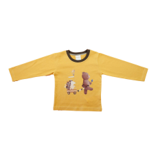  Hosszú ujjú fiú póló – Mackós mintával