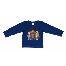  Hosszú ujjú fiú póló vagány cicák mintával babapóló, ing