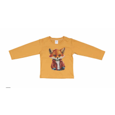  Hosszú ujjú fiú póló vagány róka mintával gyerek póló