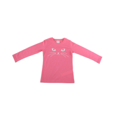  Hosszú ujjú kislány póló cuki Cica mintával gyerek póló