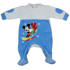 Hosszú ujjú plüss rugdalózó Mickey egér mintával - 74-es méret rugdalózó