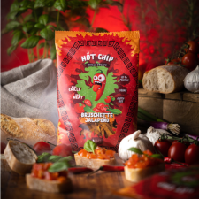 Hot Chip Bruschette Jalapeno ízű csípős snack 80g előétel és snack