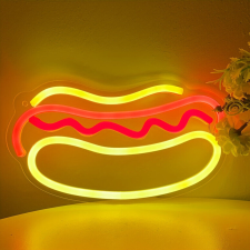 Hot Dog Fali LED neon éjszakai lámpa világítás