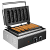  Hot-dog gofrisütő gép – tapadásmentes – 1500W