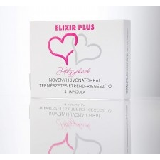 Hot Elixir Plus - étrendkiegészítő kapszula nőknek (4db) 4 db vitamin és táplálékkiegészítő