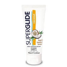 Hot Superglide edible lubricant waterbased - COCONUT - 75ml síkosító