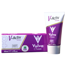 Hot V-Active - stimuláló intim krém nőknek (50ml) potencianövelő