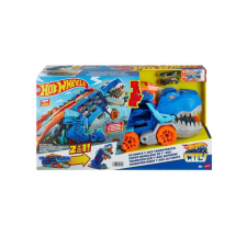 Hot Wheels City: Átalakítható Ultimate Autószállító T-Rex - Mattel autópálya és játékautó