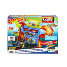  Hot Wheels city színváltós autómosó forgó alagúttal autópálya és játékautó