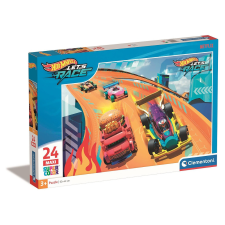 Hot Wheels Fire Track 24 db-os maxi puzzle Clementoni puzzle, kirakós